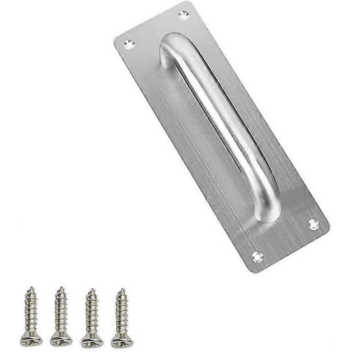 Maner usa glisanta, inox, 200x65mm, rezistent, finisaj periat