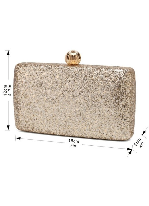 Elegáns clutch táska, sötétszürke, kicsi, merev, fényes