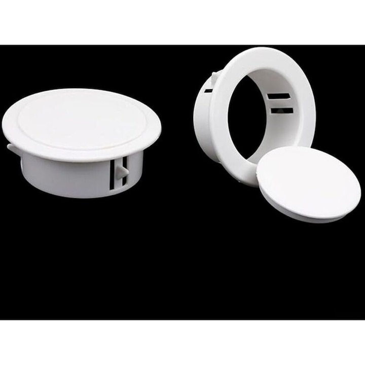 Dekoratív légkondicionáló szellőző sapka 40mm, polipropilén, ellenálló, levehető
