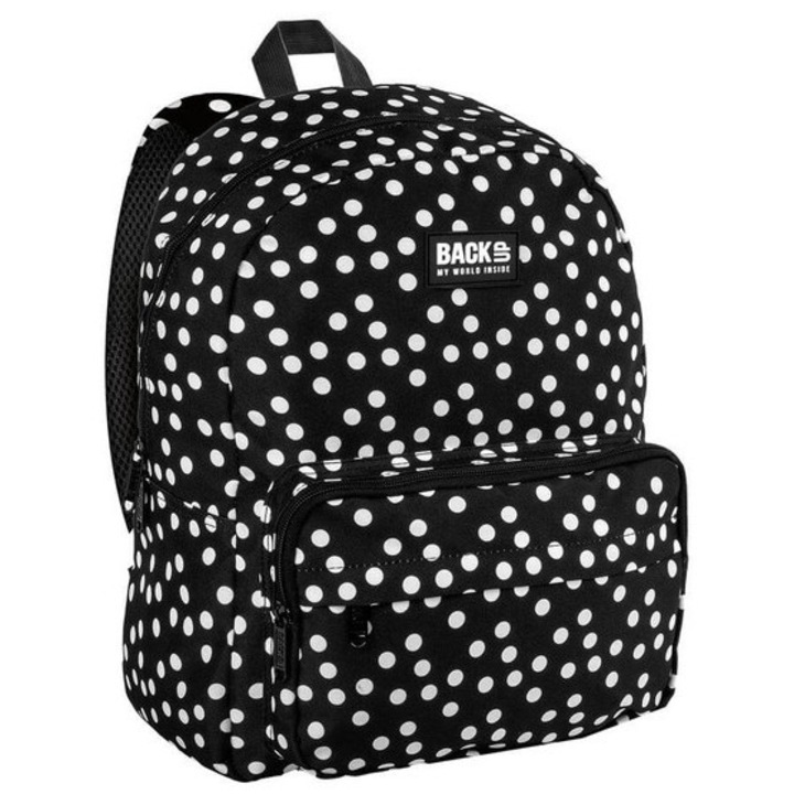 BackUp iskolatáska, hátizsák - 1 rekeszes - Retro Dots (PLB8C05)
