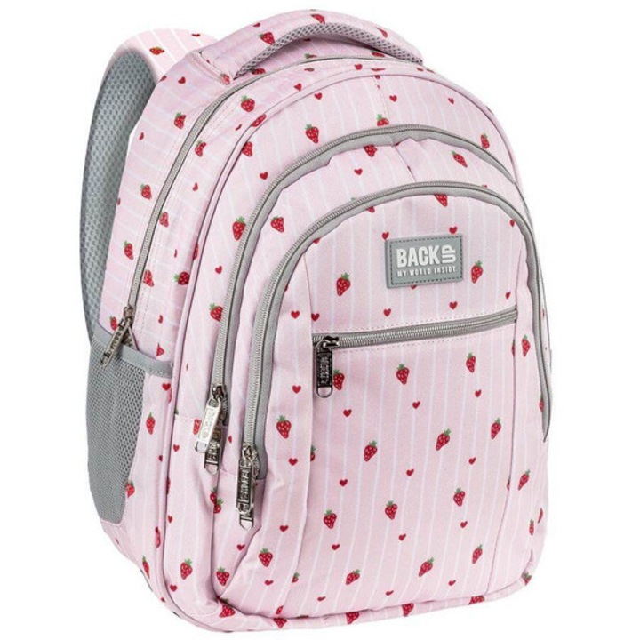 BackUp hátizsák - 3 rekeszes - Pink Love (PLB8O08)