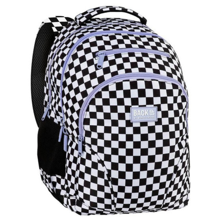 BackUp hátizsák - 2 rekeszes - Checkerboard Purple (PLB8W94F)