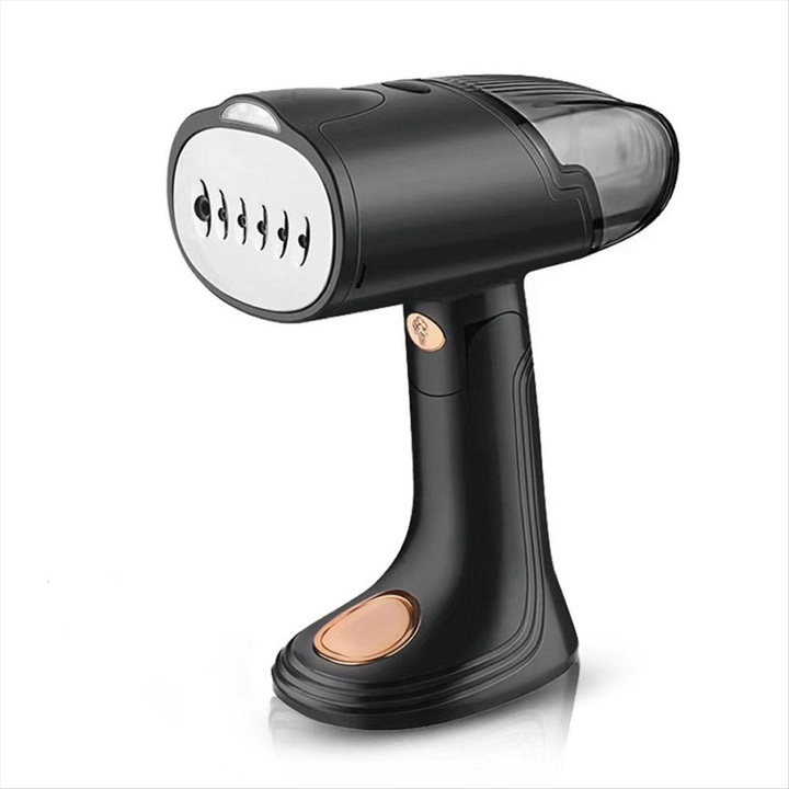 Fier de calcat portabil mini, 2 in 1, negru, 128ml, 110V US plug