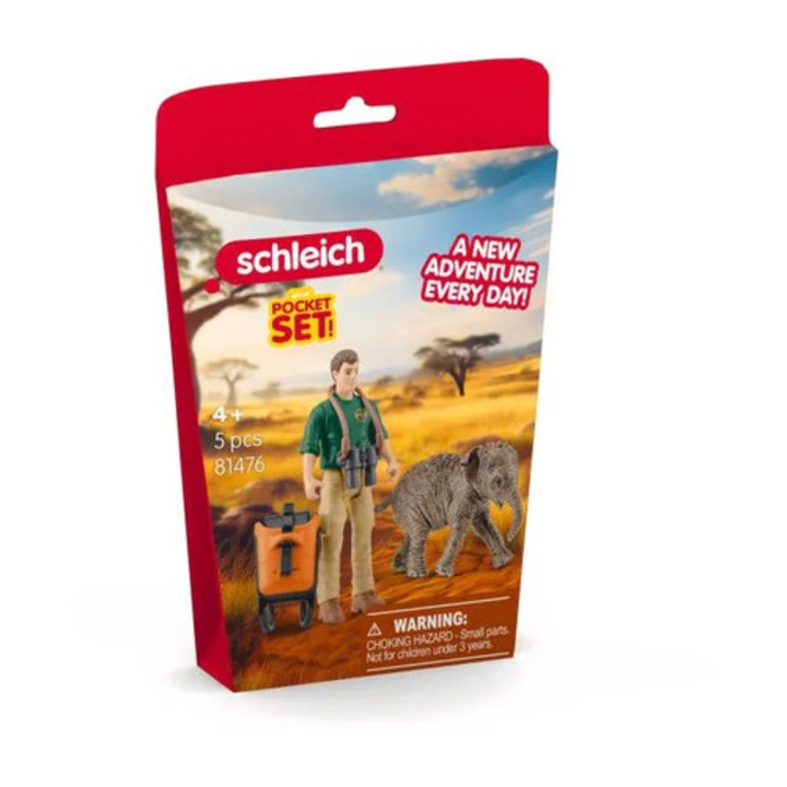 Schleich 81476 Kiránduló kutató figura - Wild Life