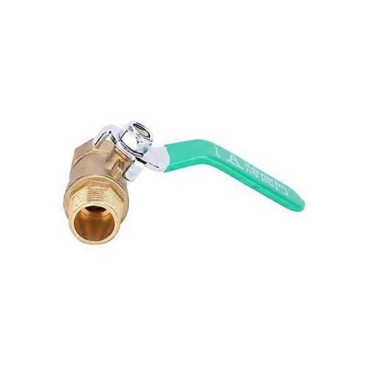 Set 3 robineti bila, alama, verde-bronz, 1/2 inch, filet feminin-masculin