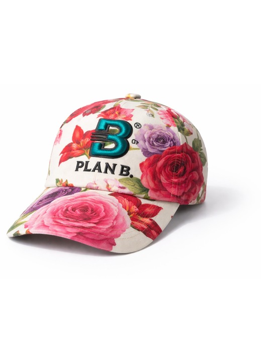 Лятна дишаща шапка с козирка за плаж PlanB, флорален памук, унисекс, PLAN B
