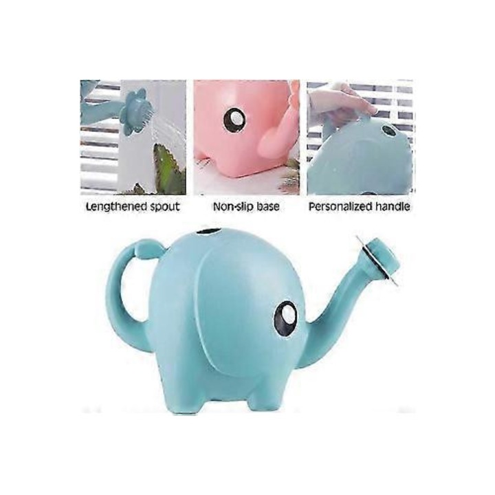 Stropitoare plastic elefant mov 10x15x11x25cm