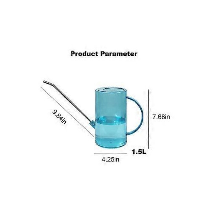 Set 2 stropitori, 1.5L, albastru, capacitate mare, duza lunga