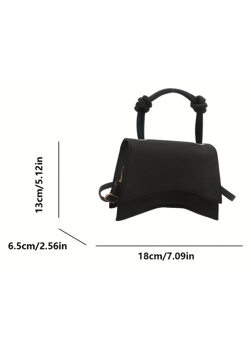 Női crossbody táska, műbőr, égszínkék, állítható