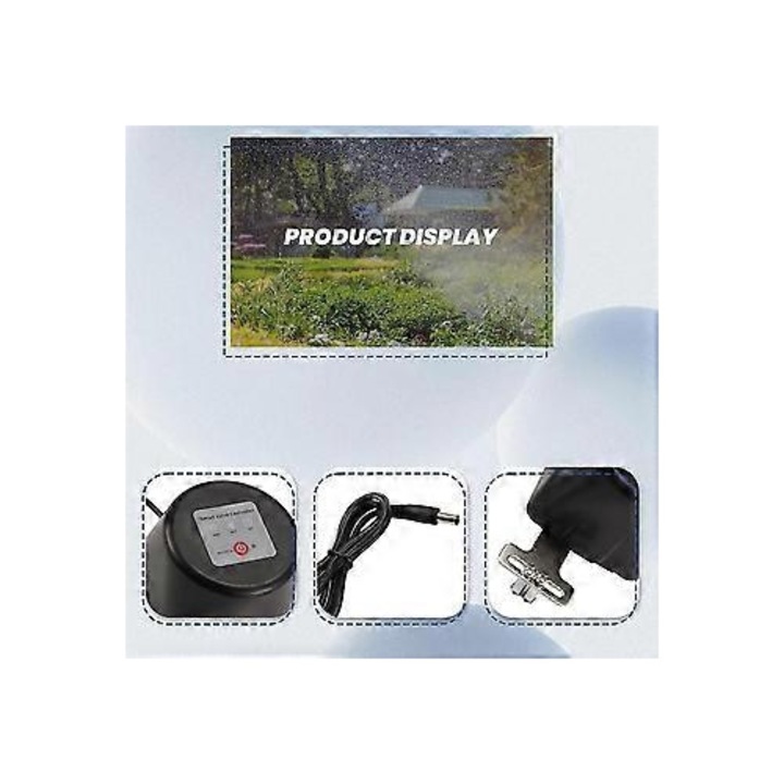 Supapa inteligenta WiFi pentru gaz si apa, kit, negru, 12V, EU plug