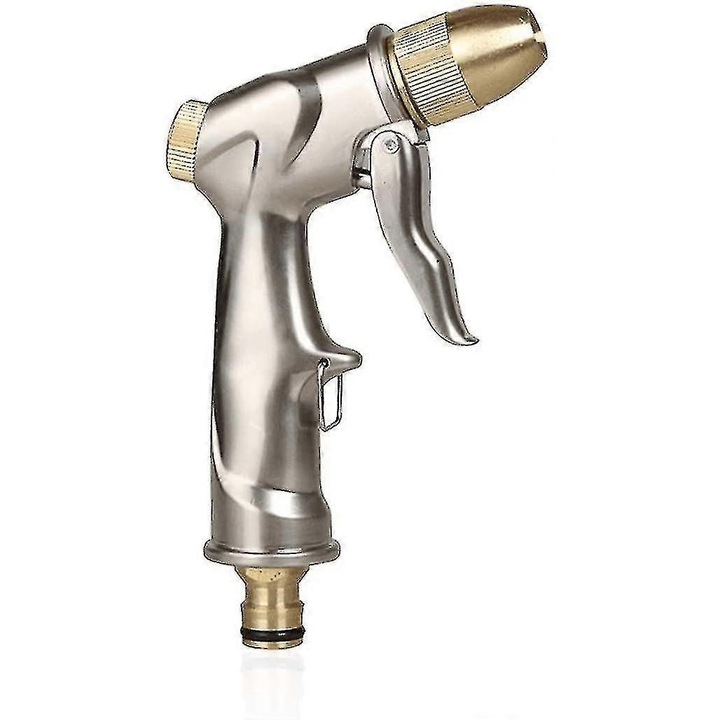 Pistol stropit metalic ajustabil presiune inalta argintiu
