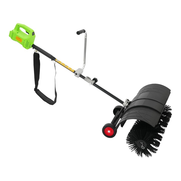 2-in-1 Suflanta fara cablu pentru frunze si zapada, Dispozitiv de mana, Motor fara perii, Alimentare pe baterie (fara baterie), Pentru terasa, alee si gradina, Negru