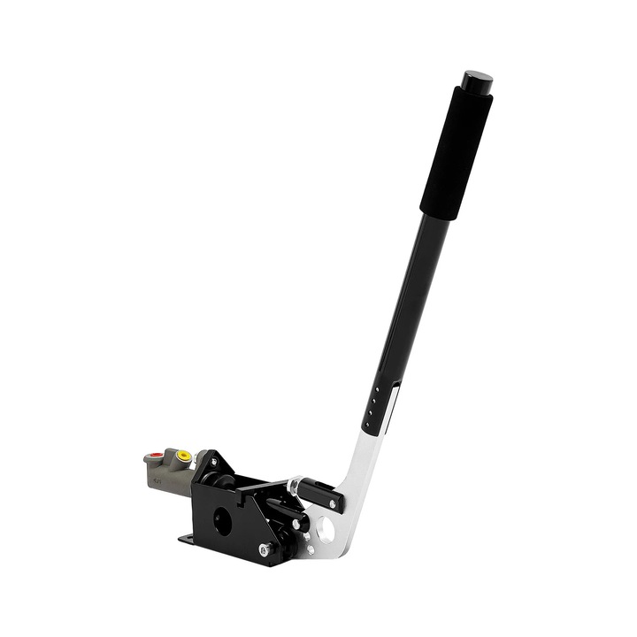 Hidraulikus kézifék, Sim racing PC-hez, Hall szenzor, Univerzális rögzítés, Alumíniumötvözet szivacsos markolattal, M8 csavar, M10/M10.5 furatok, Fekete