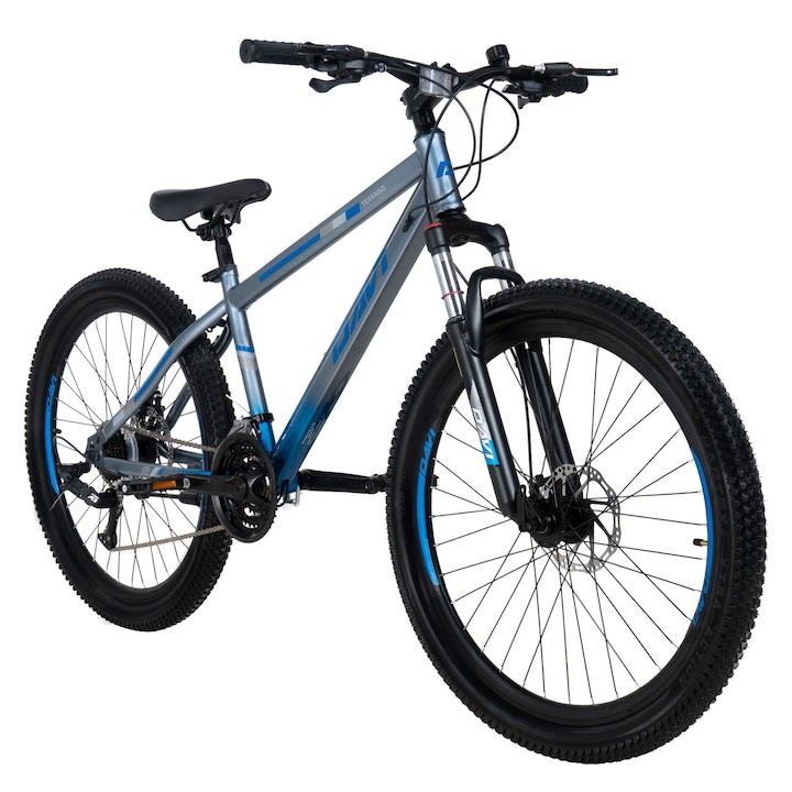 Планински велосипед Davi Terrano 26", 145-170 см, 21 скорости, Сив/Син