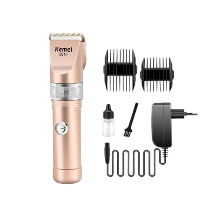 Aparat de tuns Kemei KM-3910 inoxidabil autonomie mare ergonomic