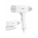 Aparat de Calcat cu Abur Portabil TOBI TB-965, 1500W, Incalzire Rapida, Rezervor de Apa Integrat, pentru Haine, Perdele si Textile Delicate, Alb