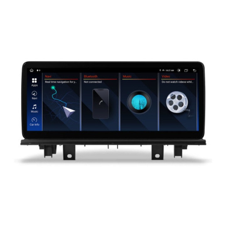 Navigatie BMW X3 F25 X4 F26 din 2010 - 2018, Ecran 12.3 inch QLED rezolutie 2K, Android 15, 6 GB RAM si 128 GB ROM, Carplay si Android Auto Wireless, Procesor Octacore, Slot SIM 4G, Wi Fi