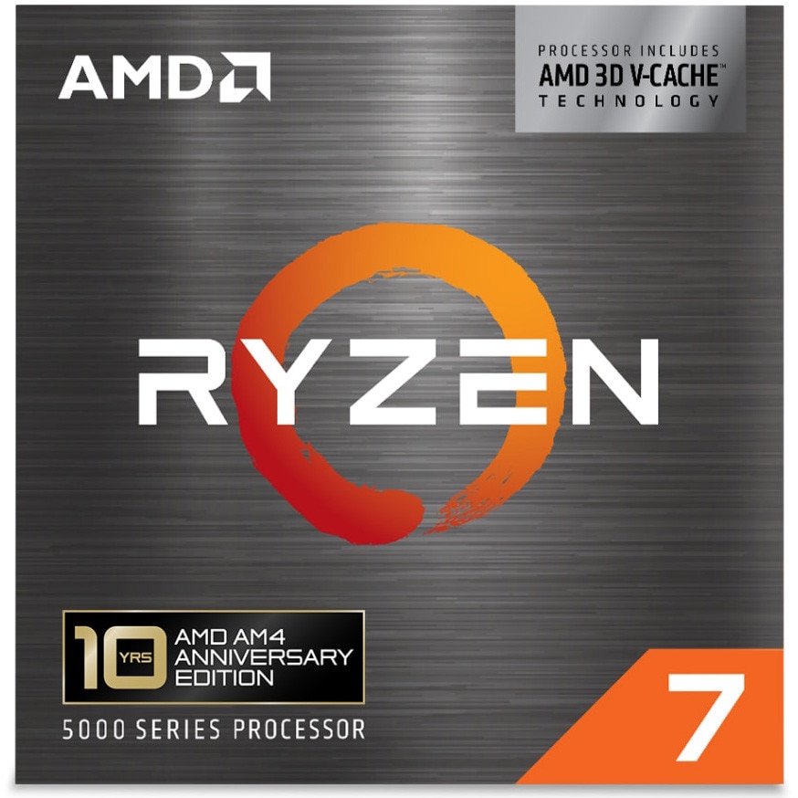 Procesor AMD Ryzen™ 7 5800X3D 10th Anniversary Edition, 100MB, 3.4