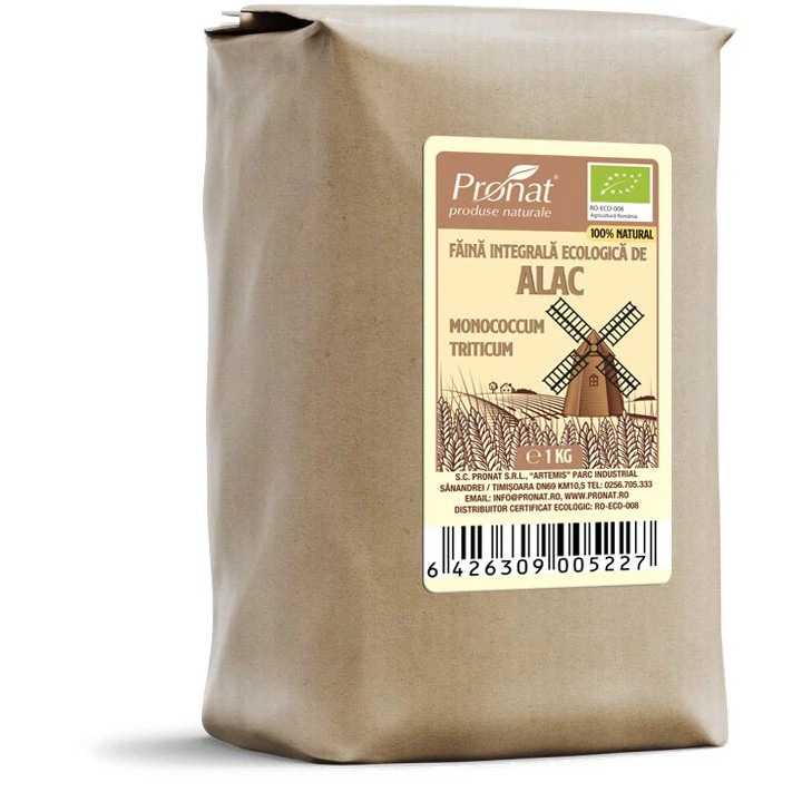 Set 2 x Faina Bio Integrala de Alac, Pronat, 1 kg