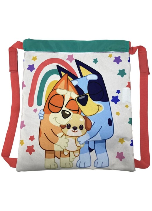 Rucsac - Bluey Rainbow, Siret, Textil