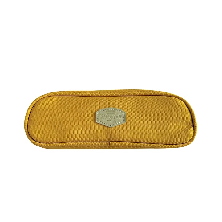 Penar tip borseta neechipat, S-Cool, model Urban Style Classic, 1 compartiment cu fermoar, Galben Mustar