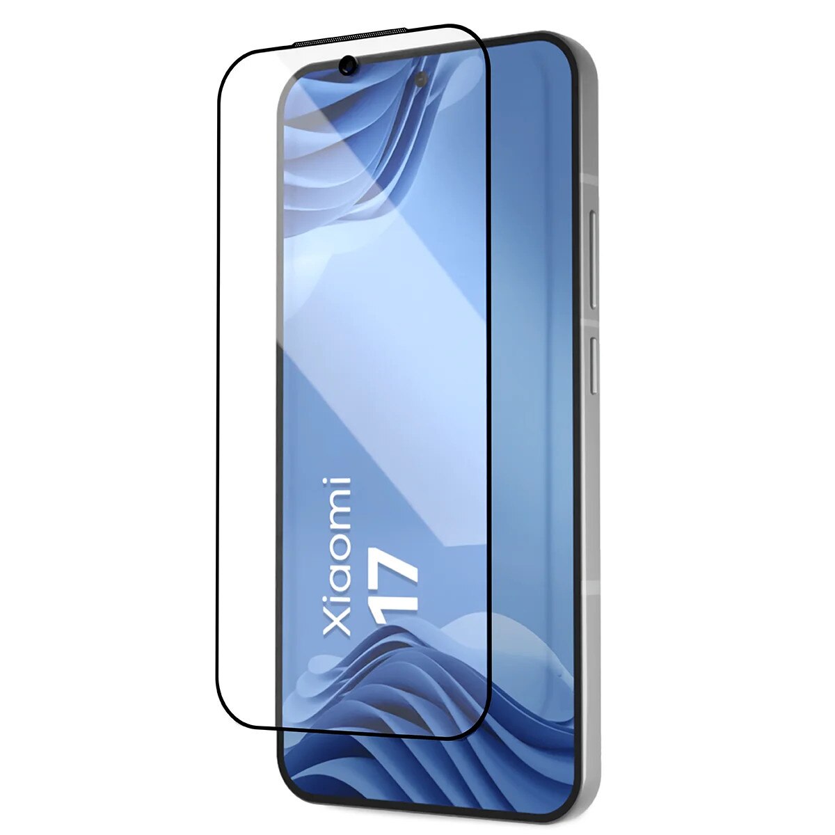 Sticla cu rama de montare Bizon Glass Aplikator Edge pentru Xiaomi 17