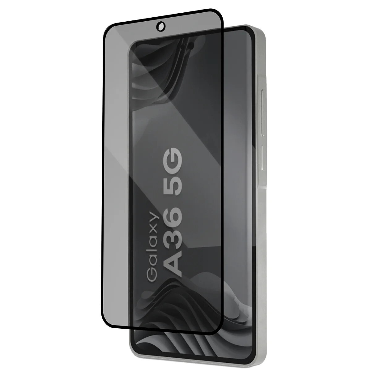Sticla privacy cu rama de montare Bizon Glass Aplikator Shadow pentru Galaxy A36 5G, 2 bucati