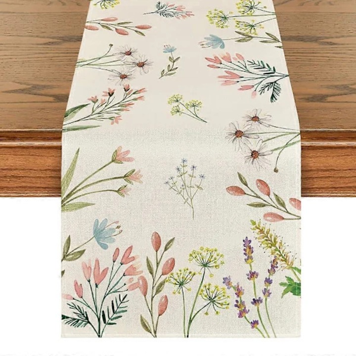 Asztali futó, többszínű, 33x180cm, strapabíró és könnyen tisztítható