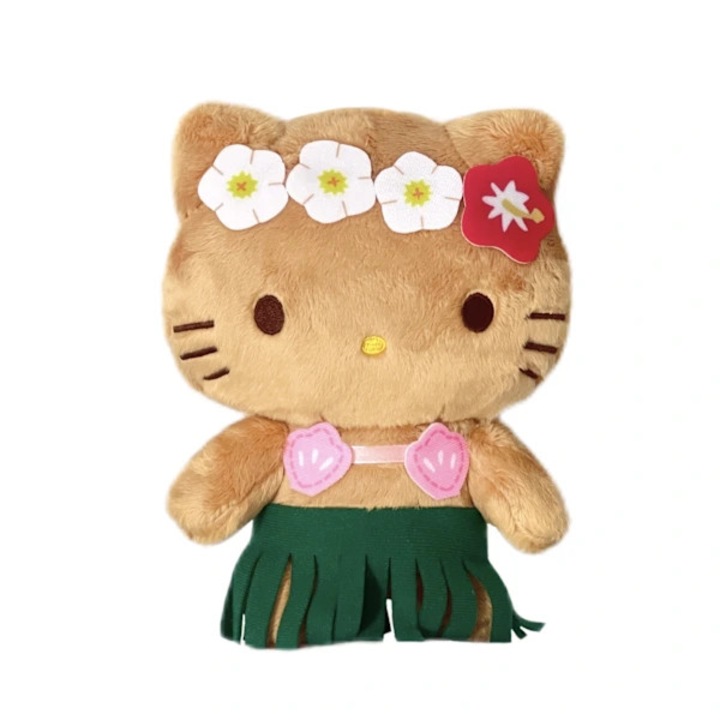 Плюшена играчка Hello Kitty One Piece, бяла, 20x20см