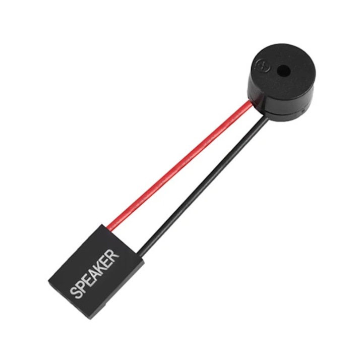 Set 10 difuzoare beep PC, 4 pini, negru, 6cm