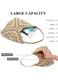 Geanta dama rafie, maro, 34x1x32cm, crosetat, multifunctionala