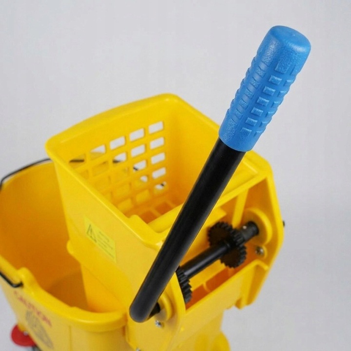 Galeata mop cu storcator, 36L, galben, 86.8x42.5x37.5cm