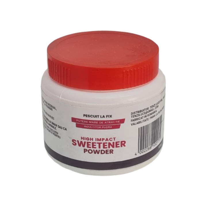 Indulcitor High Impact Pudra, Horgászathoz, High Impact Powder Sweetener, Bojli és Ponty Etetőanyag Adalék, 100g