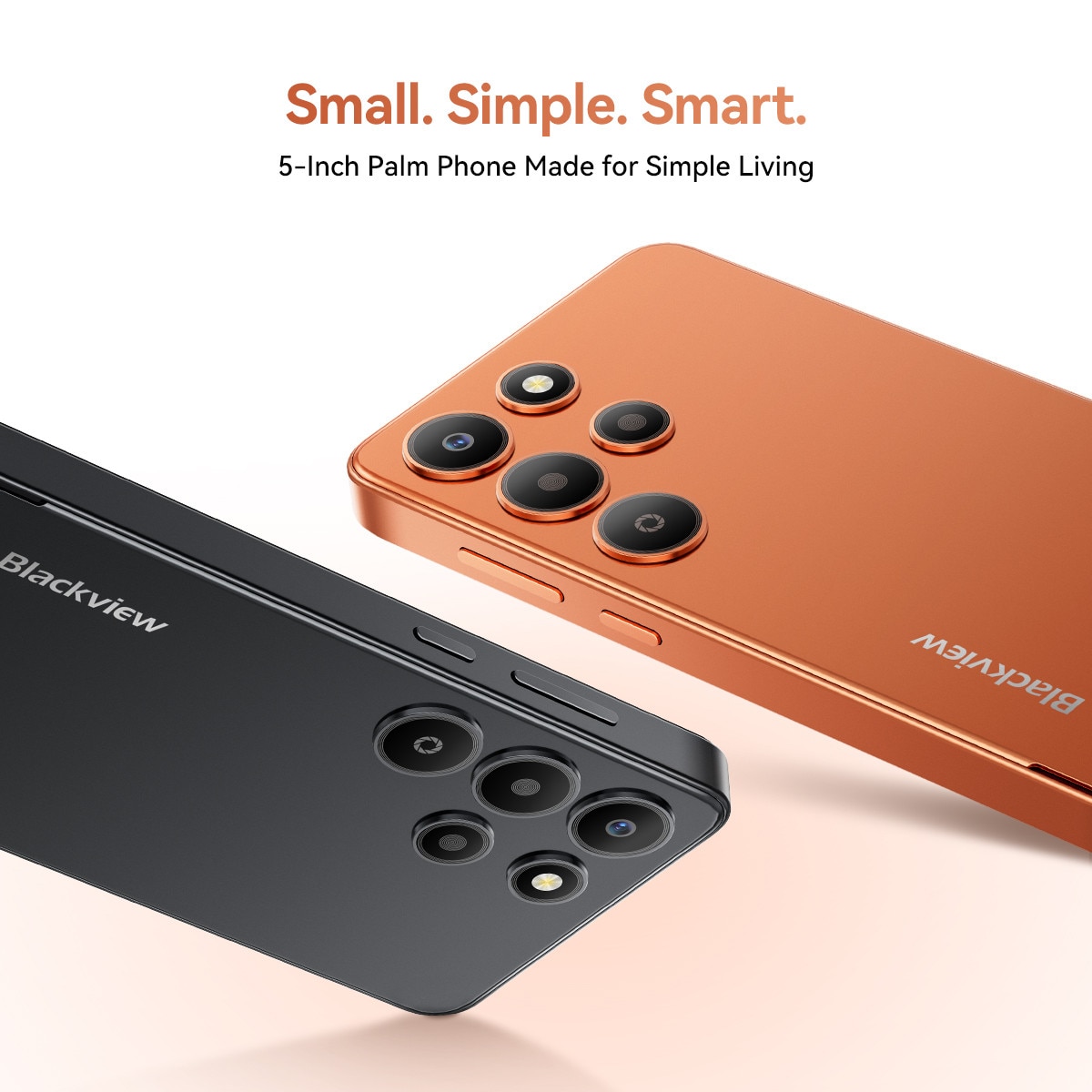 Telefon mobil Blackview Wave 2C, Android 16,12GB+32GB(1TB TF),5"Telefon Palm, Octa Core Unisoc,60Hz,2MP+5MP,3000mAh,2 SIMs, Lupa pentru ecranul telefonului mobil + ajutor pentru citirea textului, GPS/Deblocare faciala, negru