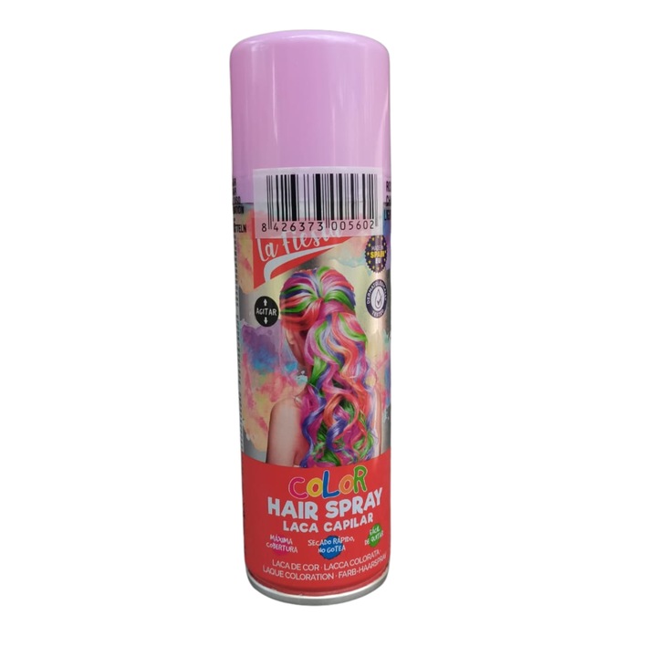 Spray colorant pentru par, colorare rapida, 125 ml Roz
