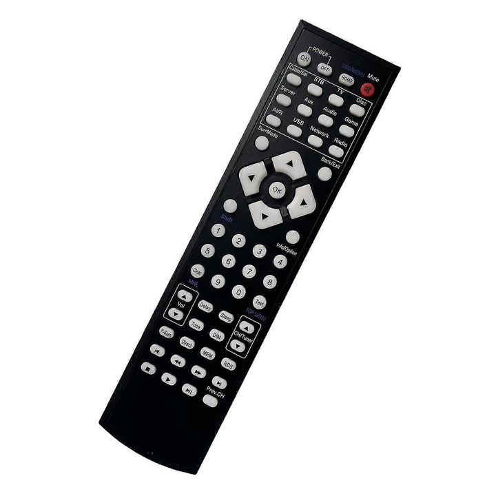 Távirányító Harman Kardon AVR171 AVR171S AVR1510 készülékhez, 433 MHz, 3 csatornás, fekete