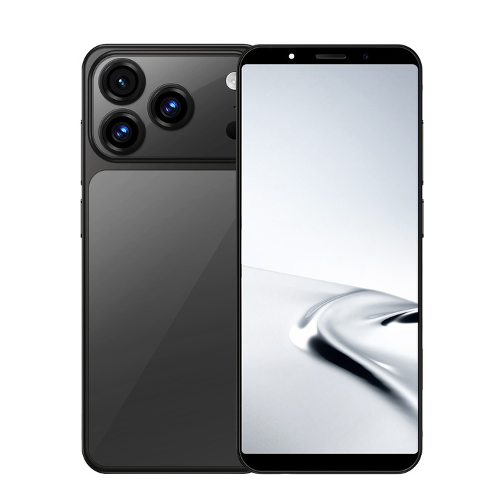 Telefon mobil Realme C51, 4G, 256GB, 6GB RAM, Dual-SIM, Negru