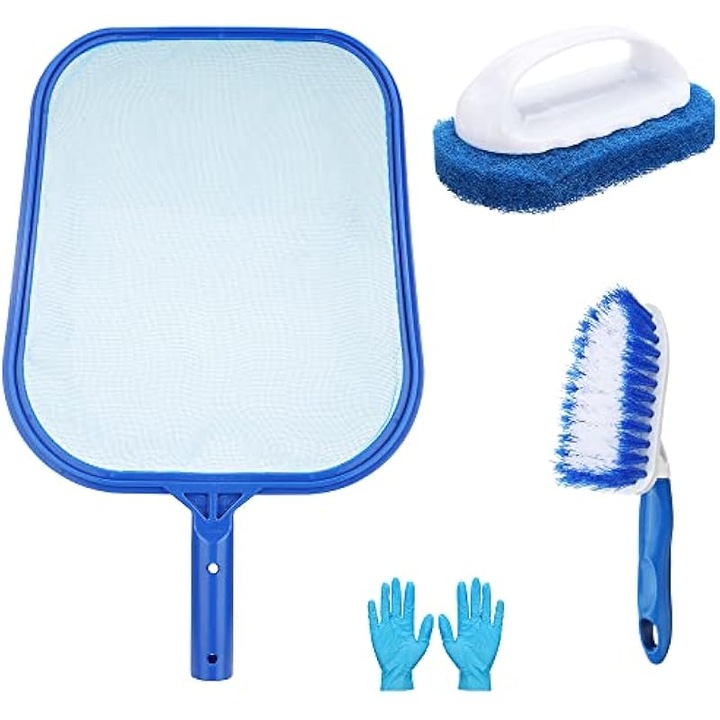 Set accesorii curatare piscina multifunctional, multicolor, dimensiuni variate