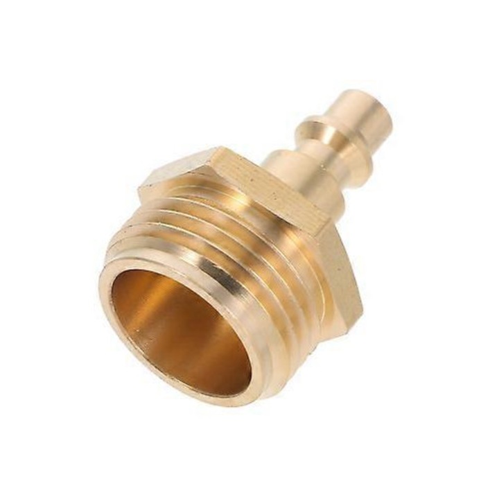 Adaptor aerisire cupru pentru furtun gradina 4.05x2.65x0.80cm auriu