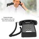 Telefon fix vintage cu fir, butoane mari, negru