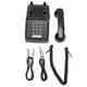Telefon fix vintage cu fir, butoane mari, negru
