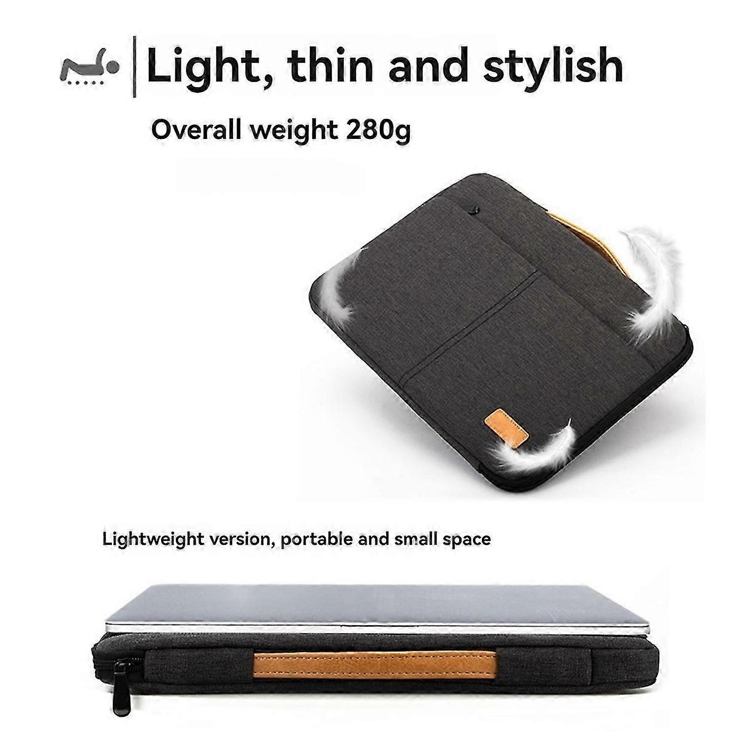 Husa laptop 15.6 inch, negru, poliester, slim, usoara, rezistenta la apa