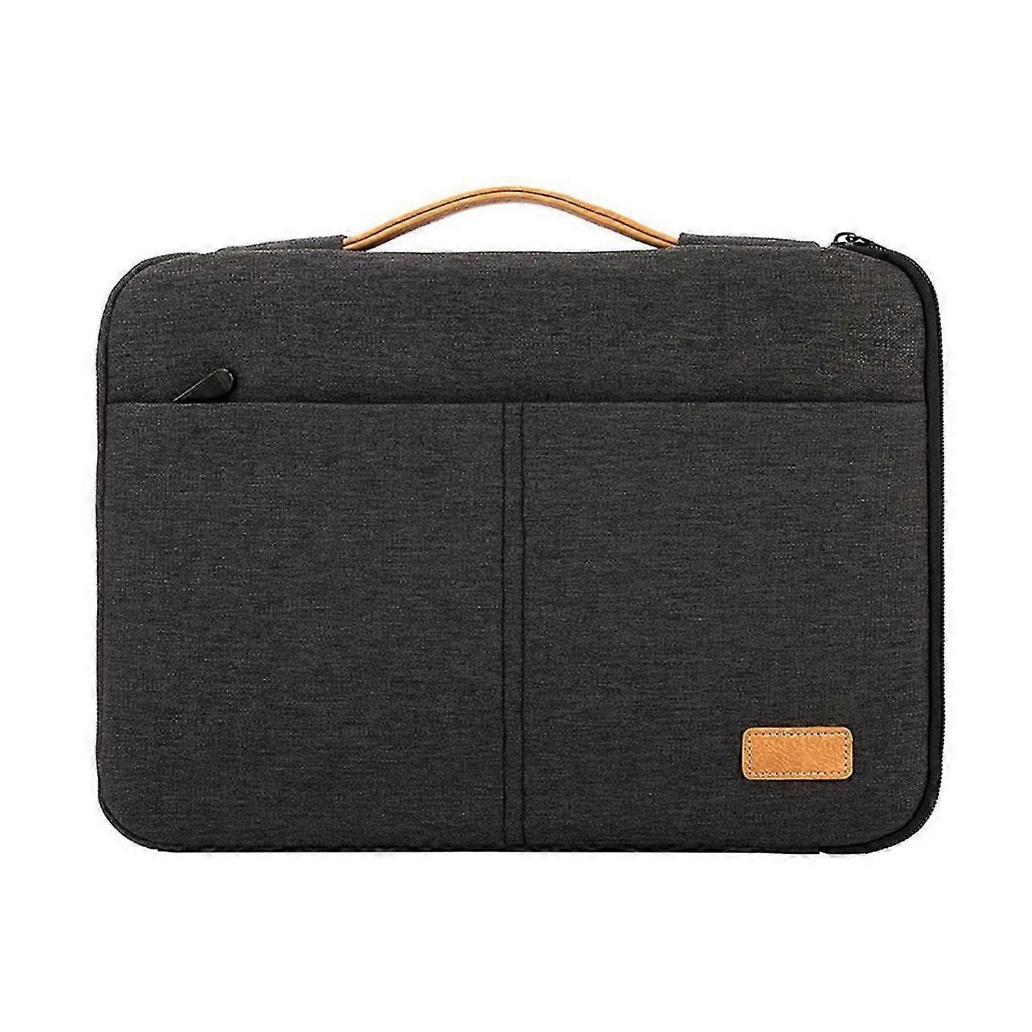 Husa laptop 15.6 inch, negru, poliester, slim, usoara, rezistenta la apa