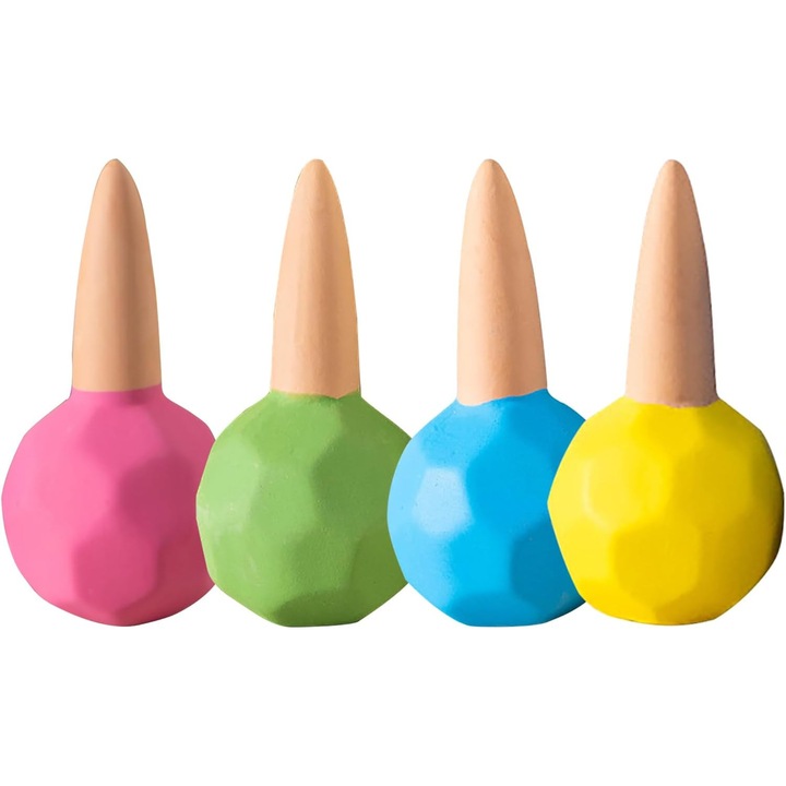 Set 4 picuratoare autoirigare teracota pentru plante, decorativ, 3-5 zile, universal