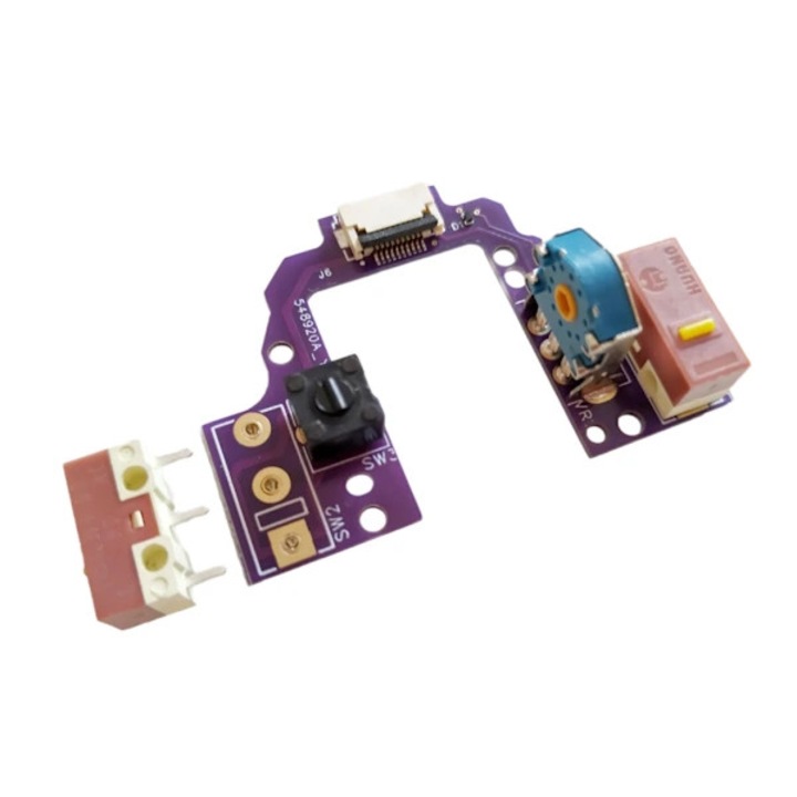Csendes mikrokapcsoló készlet PCB-hez GProX Superlight2 egérhez, PVC
