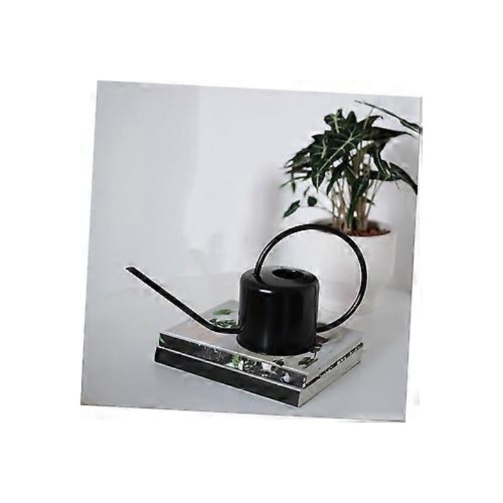 Stropitoare metalica 1.3L capacitate mare, duza lunga, pentru plante de interior
