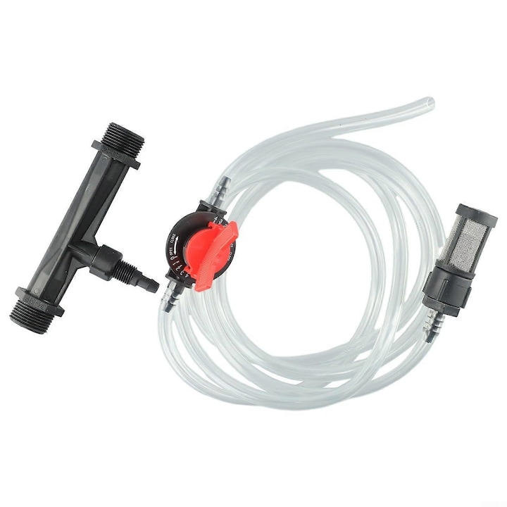 Kit injector fertilizant Venturi, compact, plastic, 139x72x33mm, tub 2.26m