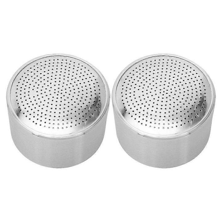 Duza pulverizatoare pentru gradina, 2 buc, aluminiu, argintiu, 5.5x5.5x4.5cm