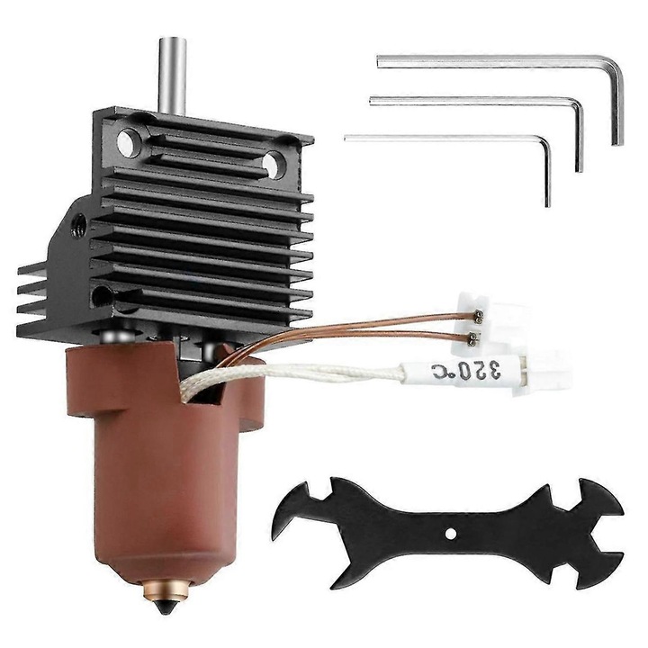 Kit Hotend Ceramic, schimb rapid, aliaj cupru-otel, multicolor