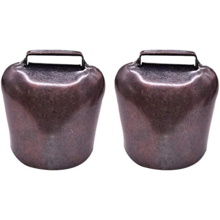 Állatcsengők, bronz, tömör, nagy távolságra is tisztán hallható hanggal, szarvasmarháknak/lovaknak/juhoknak, bronz, 2 darab